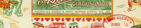 Letterheads - Ashton's Circus 1955